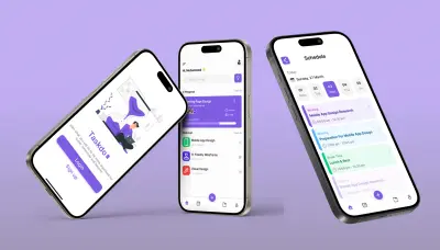 تصميم واجهات تطبيق موبايل UI/UX تجربة مستخدم احترافية وجذابة