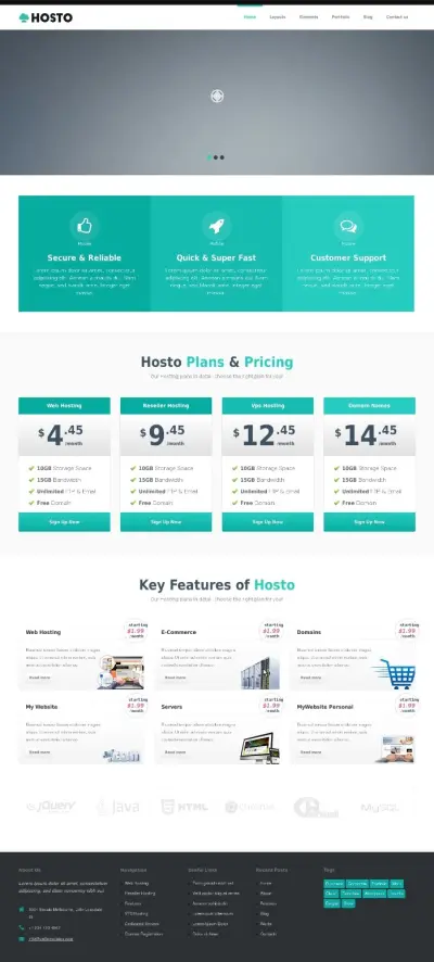 website using HTML5, CSS3, and Bootstrap