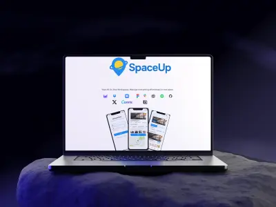 تصميم UX/UI لتطبيق حجز أماكن العمل | تجربة سهلة وسريعة للمستخدم