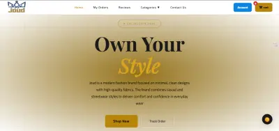 متجر إلكتروني متكامل (E-Commerce) مع لوحة تحكم متقدمة ونظام تتبع طلبات