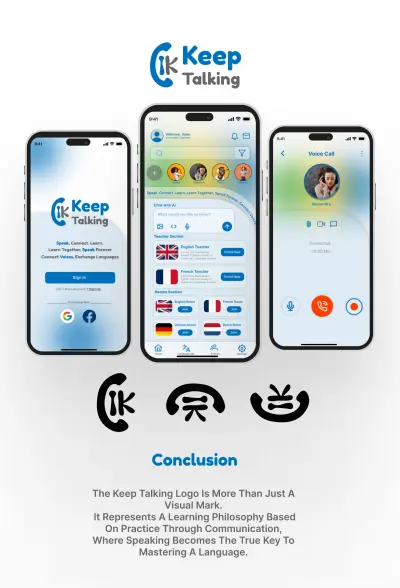 تطبيق لتعلم اللغات عن طريق المشاركة keeptalking
