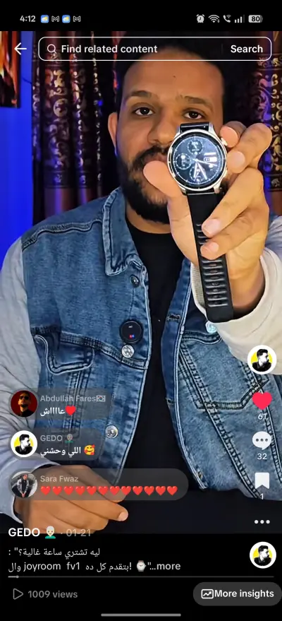 فيديو منتاج لي اعلان لشركة joyroom  للاكسسوار والسمارت واتش