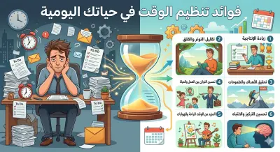 فوائد تنظيم الوقت في حياتك اليومية