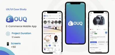 تصميم تجربة مستخدم وتطبيق تجارة إلكترونية مبتكر (E-commerce App) مدعوم بالواقع المعزز (AR)