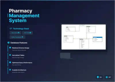 تصميم قاعدة بيانات نظام إدارة صيدلية (Pharmacy Management System)