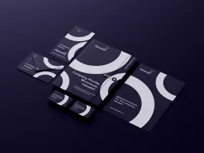 Visual identity design for the HAWATIF brand