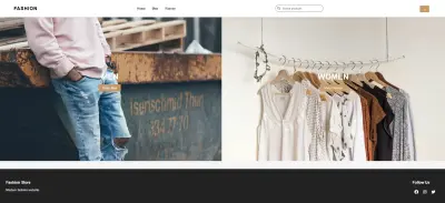Responsive Fashion Store Website with Admin Panel