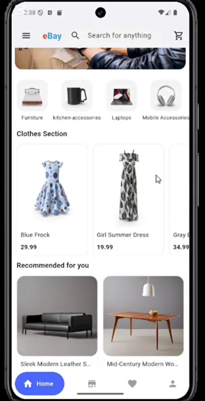 تطبيق تجاره الكترونى