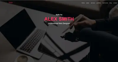 تصميم وتطوير موقع معرض أعمال (Portfolio) احترافي.