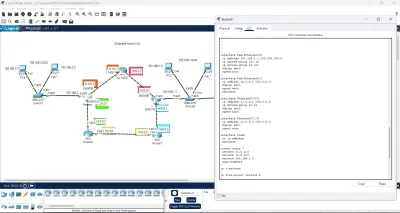 تصميم ومحاكاة شبكات سيسكو باستخدام برنامج Packet Tracer