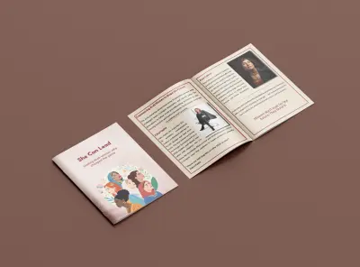 تصميم صفحات داخلية لمجلة ثقافية/نسائية