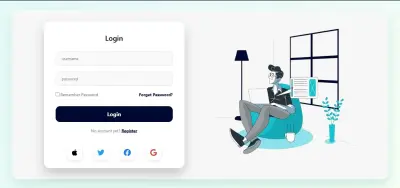Modern & Responsive Login Page