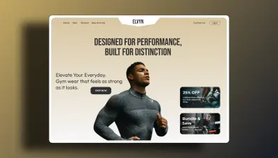 تصميم موقع Elvyn