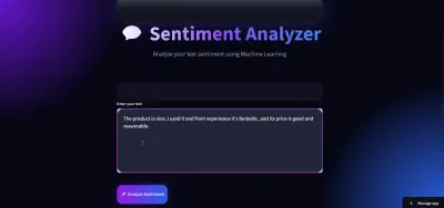 Sentiment-Classifier-using-Machine-Learning