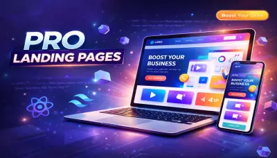 تصميم Landing Page احترافية وجذابة للمطاعم والكافيهات