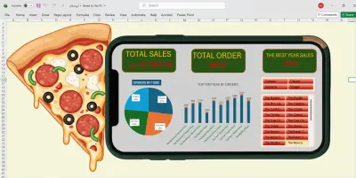 تصميم لوحة تحكم (Dashboard) تفاعلية لتحليل المبيعات باستخدام Excel و Power Pivot