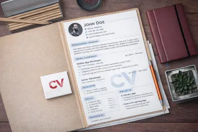 سيرة ذاتية بسيطة وعملية "cv"