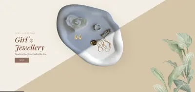 مشورع ويب متكامل لصفحة مجوهرات رائعة