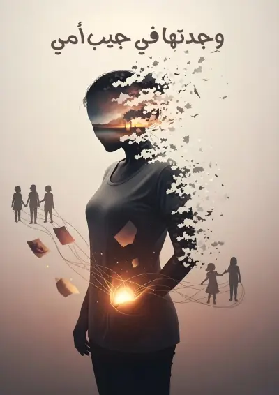 تصميم غلاف رواية: وجدتها في جيب أمي