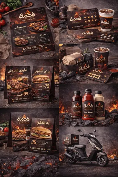 تصميم براند كامل  الصفر (هوية بصرية احترافية تجذب العملاء)