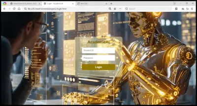 مرشد اكاديمي بالذكاء الاصطناعي AcademicAI