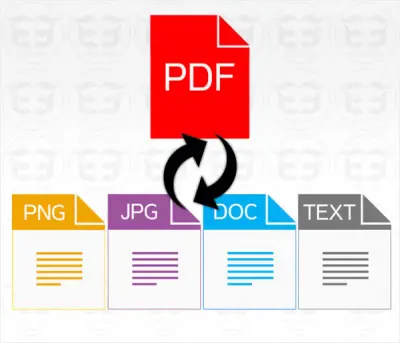 تحويل ملف من word الي pdf والعكس
