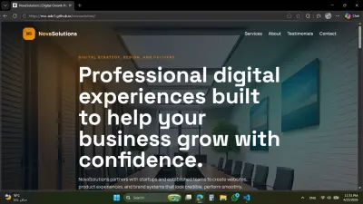 تصميم موقع شركة خدمات رقمية احترافي