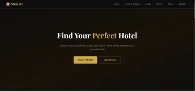 StayLox Hotel – Hotel Booking Website