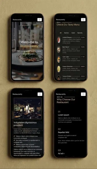 Restaurant Landing Page