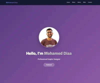 Freelance Web Developer & Graphic Designer Portfolio Website