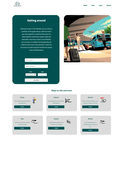 Auto Drive – Ride Booking Web Application