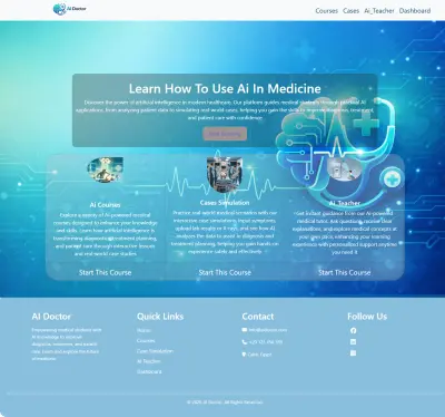 – تعلم الذكاء الاصطناعي للطلاب والأطباء