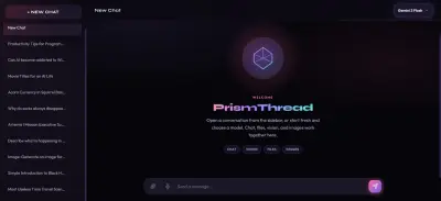 تطبيق ويب للمحادثة مع عدة نماذج لغوية + وسائط متعددة