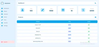 Responsive Electronic Store Front-End