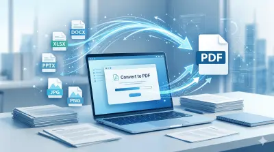 تنسيق وتحويل ملفات PDF المعقدة (جداول وصور) إلى ملفات قابلة