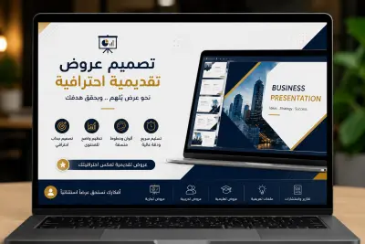 تصميم وإعداد عروض تقديمية احترافية (PowerPoint & Google Slides)