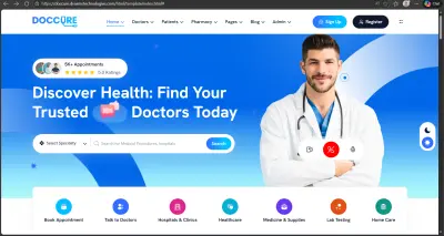 تطوير كامل لموقع (Full Stack Developer) بتقنيه (.NET)
