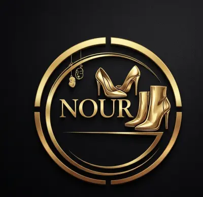 تصميم لوجو احترافي لبراند أحذية نسائية "Nour"