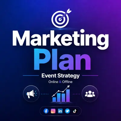 Integrated Marketing Plan for Student Event (Online & Offline) | خطة تسويق متكاملة لحدث طلابي (أونلاين وأوفلاين)