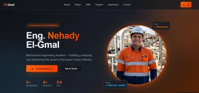 صورة العمل انشاء معرض اعمال  portfolio