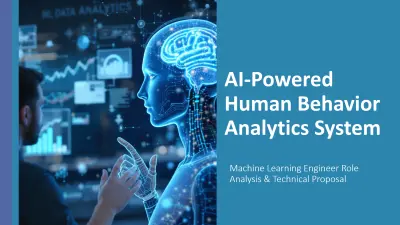 AI-Powered Human Behavior Analytics System Presentation عرض تقديمي