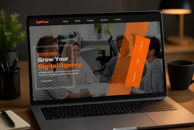 UpFlow Digital Agency Landing Page