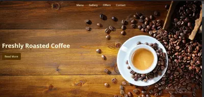 مشروع واجهة ويب بسيط بـ HTML & CSS