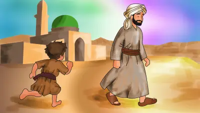 عبد الله بن عامر وصبى "نعم الادب"