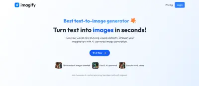AI Image Generation Platform with Credit System (Imagify) منصة توليد الصور بالذكاء الاصطناعي مع نظام Credits