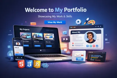 تصميم موقع ويب لعرض اعمالك (Portfolio)