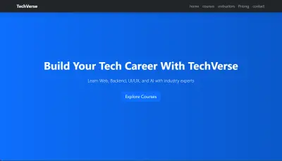 إنشاء نسخة تدريبية لصفحة ويب حقيقية بهدف ممارسة تحويل التصميم إلى كود وبناء واجهة متجاوبة باستخدام HTML و Bootstrap