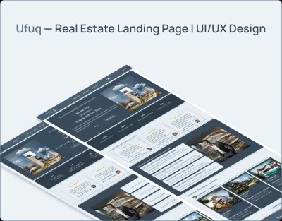 Ufuq — Real Estate Landing Page | UI/UX Design