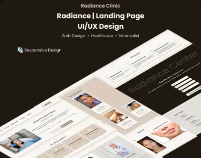 Radiance Clinic – UI/UX Landing Page Design
