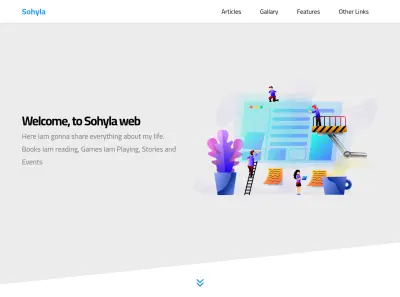 Landing Page that has many other pages